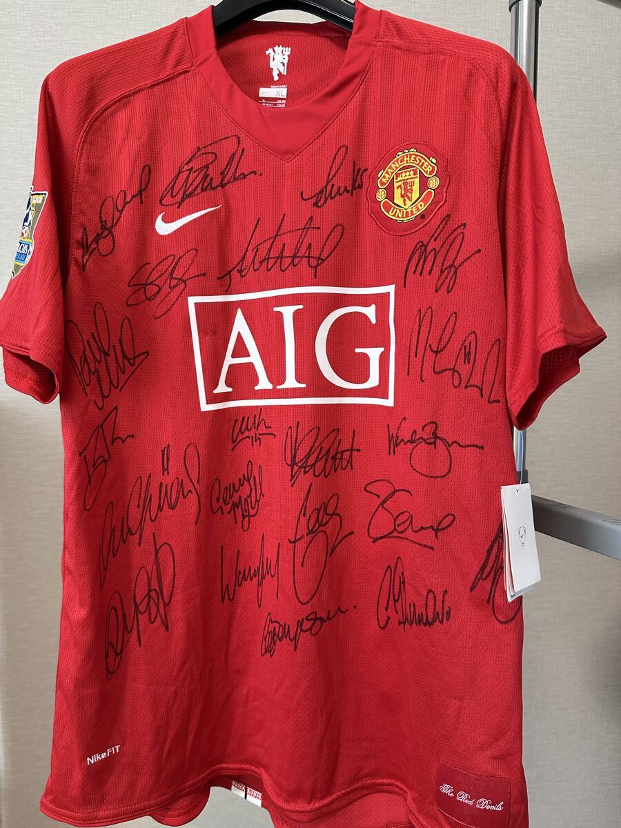 マンチェスター ユナイテッド ロナウド サイン入り ユニフォーム　証明書付 ロナウド直筆サイン入りマンチェスターU22/23ホームユニフォーム特製