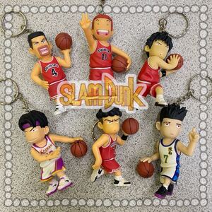 SU# SLAM DUNK Slam Dunk брелок для ключа совместно 6 позиций комплект Sakura дерево цветок дорога . река клен красный дерево Gou . Miyagi ryo-ta баскетбол фигурка