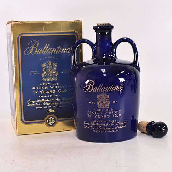 未開栓 バランタイン 17年 陶器ボトル ベリーオールド スコッチ ウィスキー Ballantine's バランタイン 17年 ベリーオールド 750ml 43
