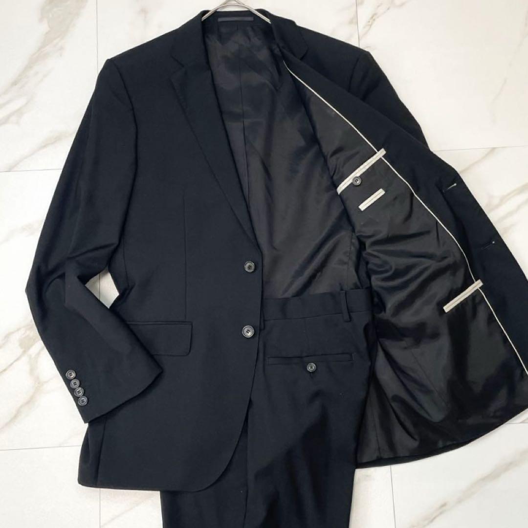 未使用品　５３５１プールオム　ブラックスーツ ジャケットとパンツ セット 未使用品 5351プールオム ブラックスーツ ジャケットと