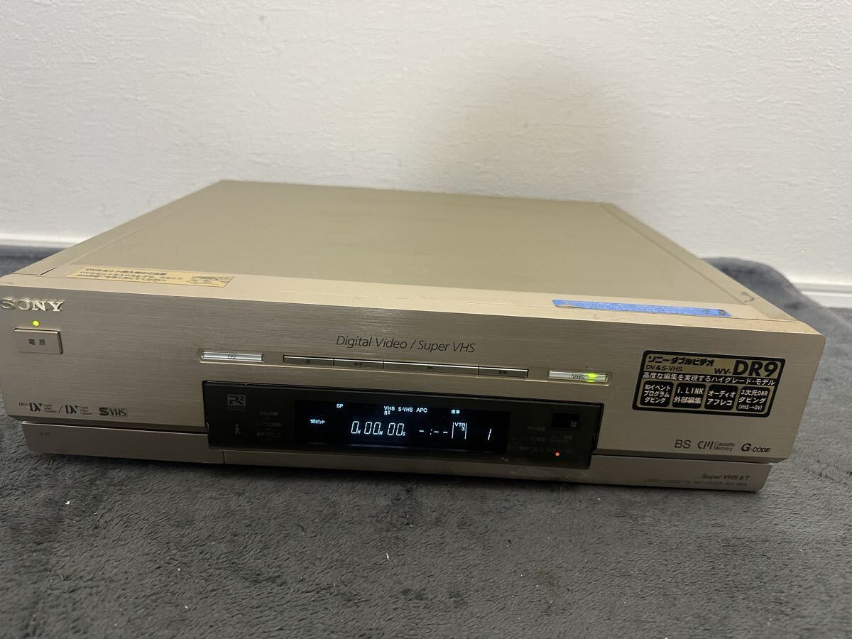 か*ん様 SONY WV-DR9 Sony WV-DR9 Dual Deck VCR MiniDV S-VHS iLINK LANC RCA Remote