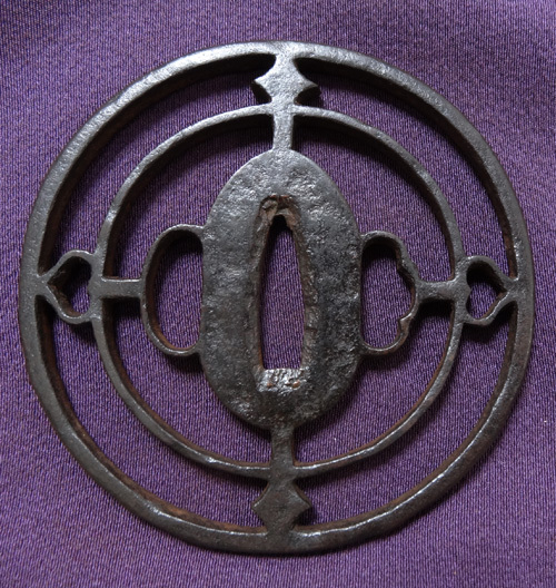 鍔　鉄地透かし鍔　猪の目(ハート型)図 鍔 鉄地透かし鍔 猪の目(ハート型)図 2025年最新】Yahoo