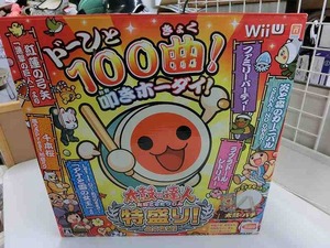 バンダイナムコ BANDAI NAMCO WiiUソフト 太鼓の達人 特盛り! 専用太鼓コントローラ太鼓とバチ同梱版 NBGI-00121