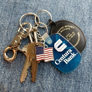 K832 サービス品! アメリカンヴィンテージ アドバタイジングキーホルダー カラビナキーホルダー 古着やデニムにアメカジ系 USA 鍵