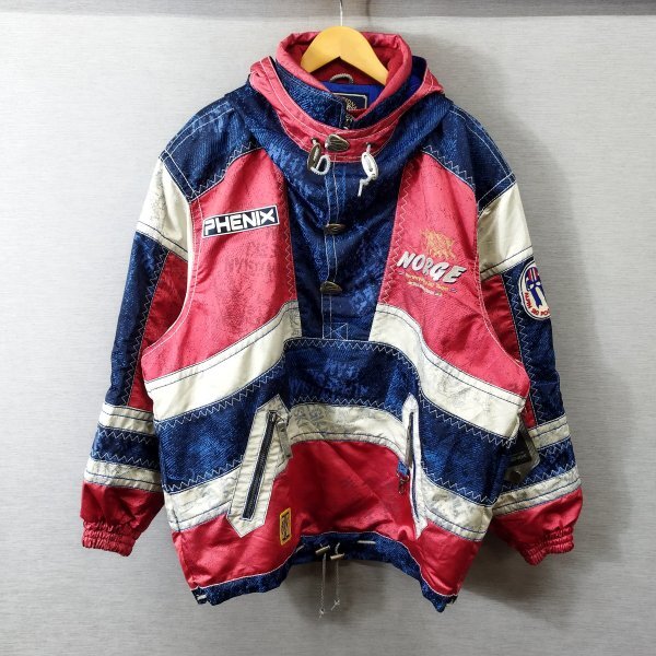 90s PHENIX 平成レトロ 希少 スキーウェア上下 L スキー スノボ スキーウェア キッズ スノーウェア ジュニア フェニックス