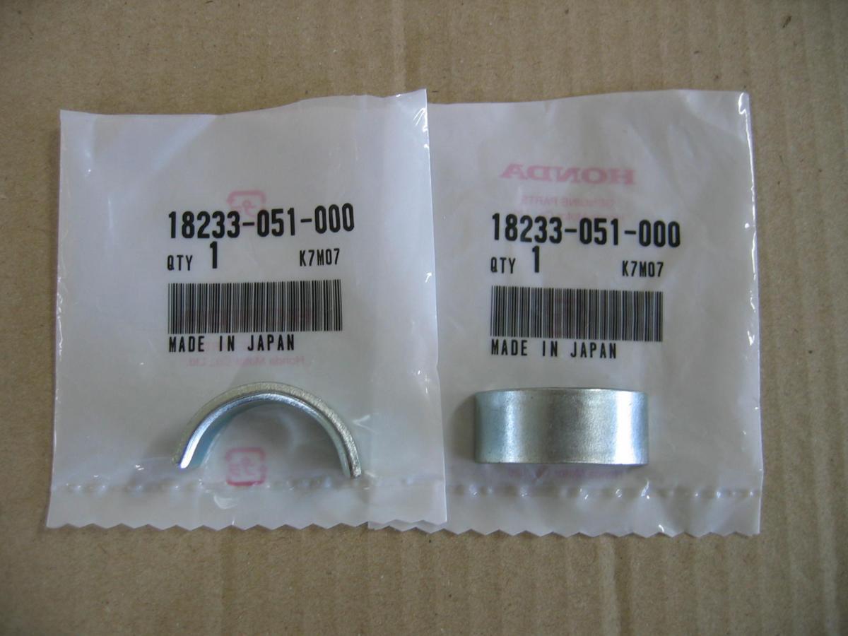  бесплатная доставка Honda оригинальный труба цвет 2 шт. комплект Monkey Gorilla Super Cub C50 C70 C90 CD50 Z50R Z50J AB02 выхлопная труба цвет комплект 