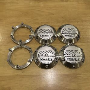 M180 美品 希少 ヨコハマ AVS Model T7 センターキャップ 4個 外径68mm キャップスペーサー 2個 取付ビス付き