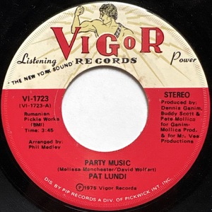 【試聴 7inch】Pat Lundi / Party Music 7インチ 45 muro koco フリーソウル T-GROOVE 黒田大介