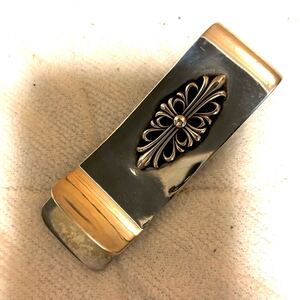 クロムハーツ フローラルクロス マネークリップ マネークリップ クロムハーツ