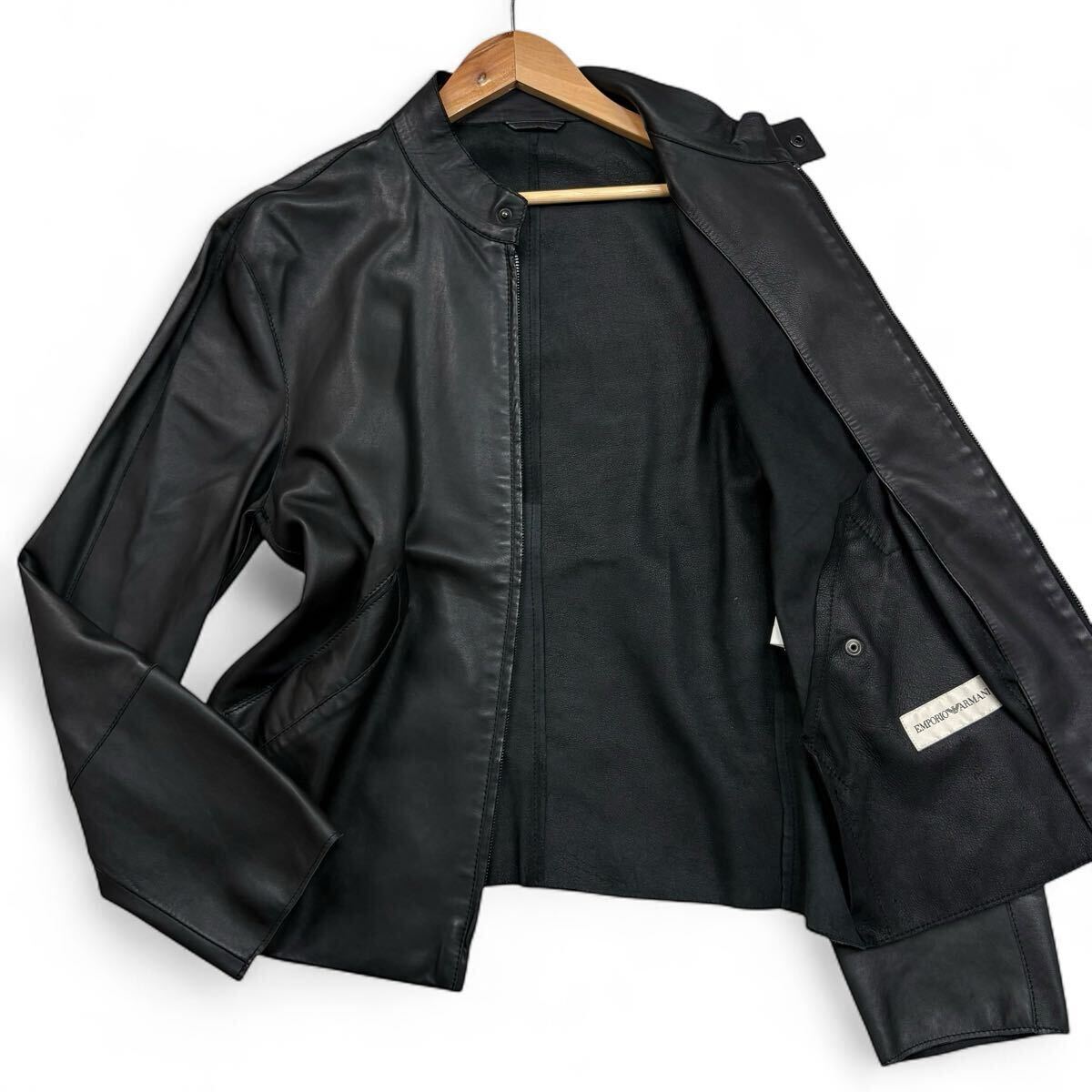 2025年最新】Yahoo!オークション -アルマーニ レザー ジャケットの中古
