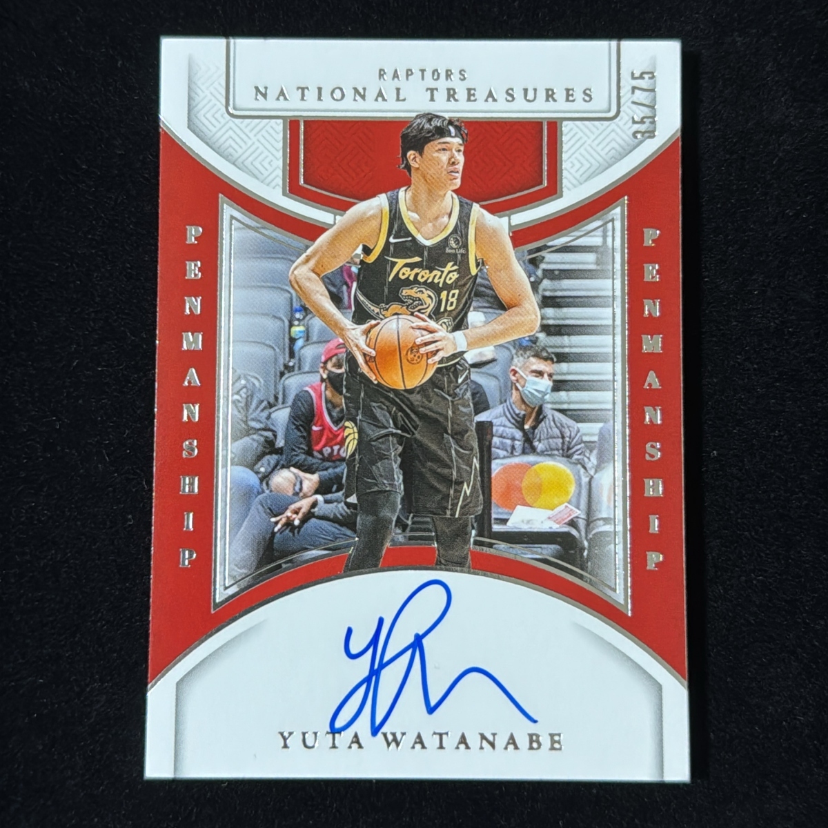 Panini NBA メンフィス・グリズリーズ 渡邊雄太 直筆サインカード Panini NBA メンフィス・グリズリーズ 渡邊雄太 直筆サイン