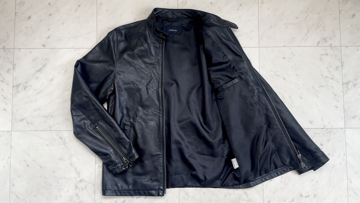 未使用級◎XL相当 ✨メンズビギ　ライダースジャケット　シングル　羊革　黒 メンズファッション通販 MEN'S BIGI ONLINE STORE (メンズビギ