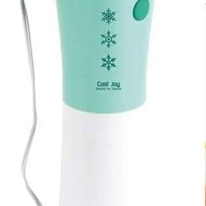 新品 送料無料 パール金属 D-6625 電動ハンディかき氷器 クールリッチ ミントグリーン バラ氷 カキ氷 ハンディ