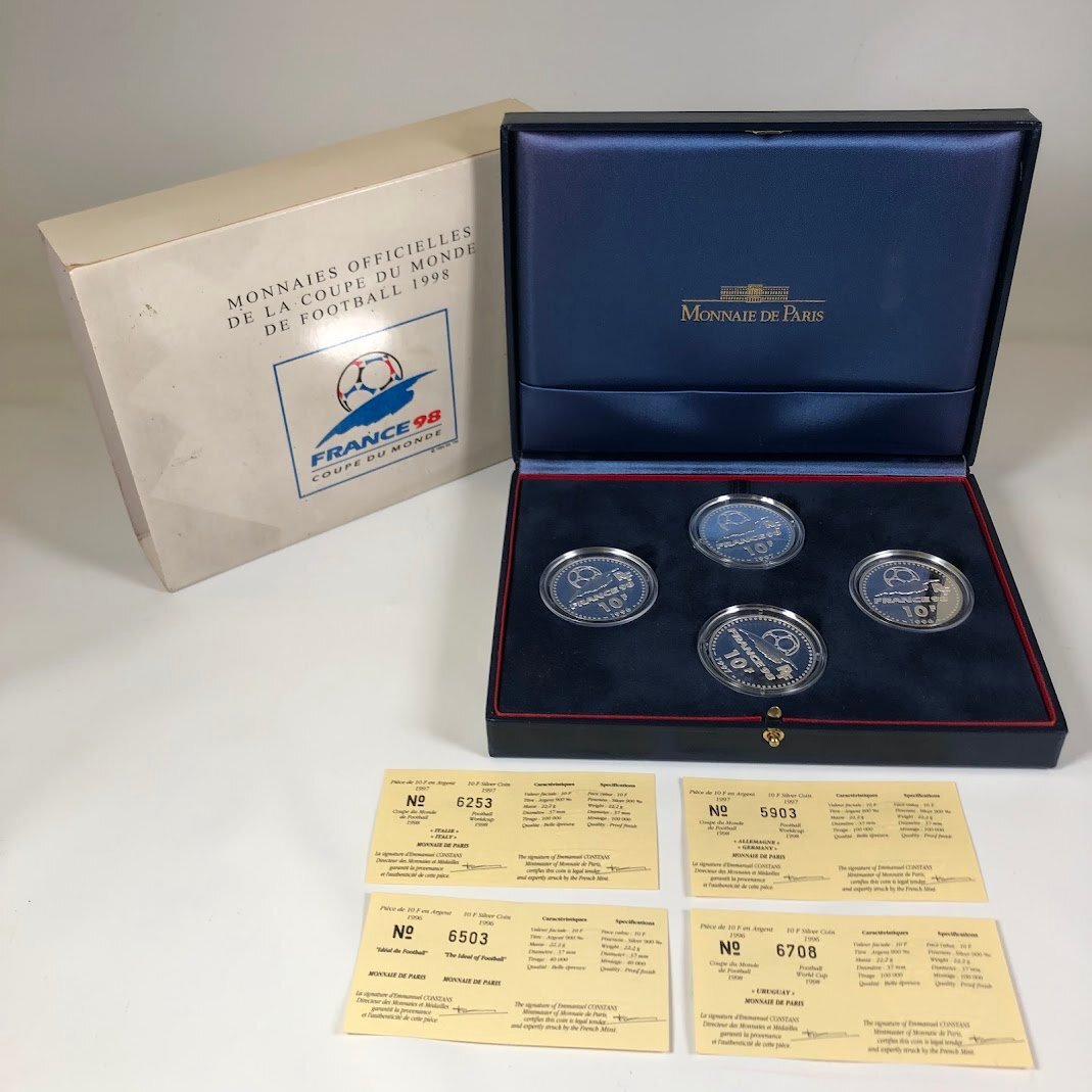 【希少】 サンローラン⭐️ 10フラン銀貨★5フラン銀貨セット 希少】 サンローラン⭐️ 10フラン銀貨☆5フラン銀貨セット