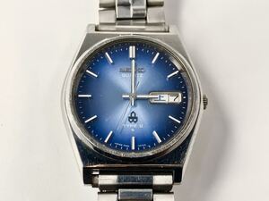 SEIKO セイコー QUARTZ クォーツ クオーツ 腕時計 TYPE II 青文字盤 紺 青 現状品 動作未確認