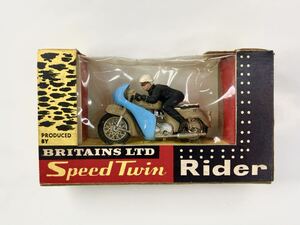 【 希少 】Speed Twin Rider スピード ツイン ライダー BRITAINS LTD レトロ 昭和レトロ おもちゃ ビンテージ 当時物 バイク 現状品