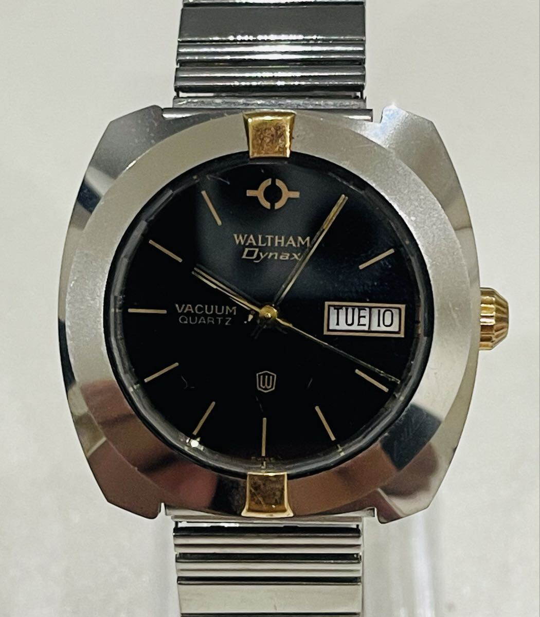 ウォルサムバッキューム3針デイデイト黒文字盤自動巻　稼働品　訳あり Yahoo!オークション -「ウォルサムvacuum」(ウォルサム) (あ行