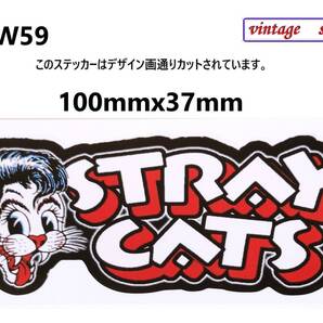 GW59-07 特価 ヴィンテージスタイル STRAY CATS ストレイキャッツ アメリカン ロック ロカビリー バンド レトロ ガレージ かわいい