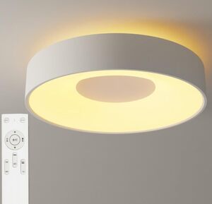 シーリングライト led 照明器具 6~8畳 30W 間接光 調光調色 リモコン付 睡眠モード タイマー 省エネ 節電 簡単取付 天井照明 ledcl-dp03