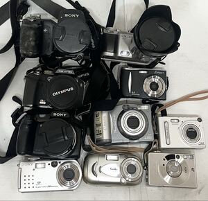 Canon オリンパス SONY 等 Cyber-shot ixy 等 コンパクトデジタルカメラ 10台 まとめ セット 動作未確認