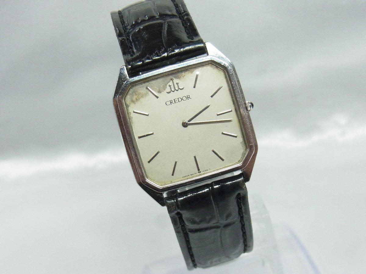 稼動品　SEIKO CREDOR クレドール　スクエア　シンプル　腕時計 スクエアモデル】SEIKO 'セイコー 時計 'クレドール レディース
