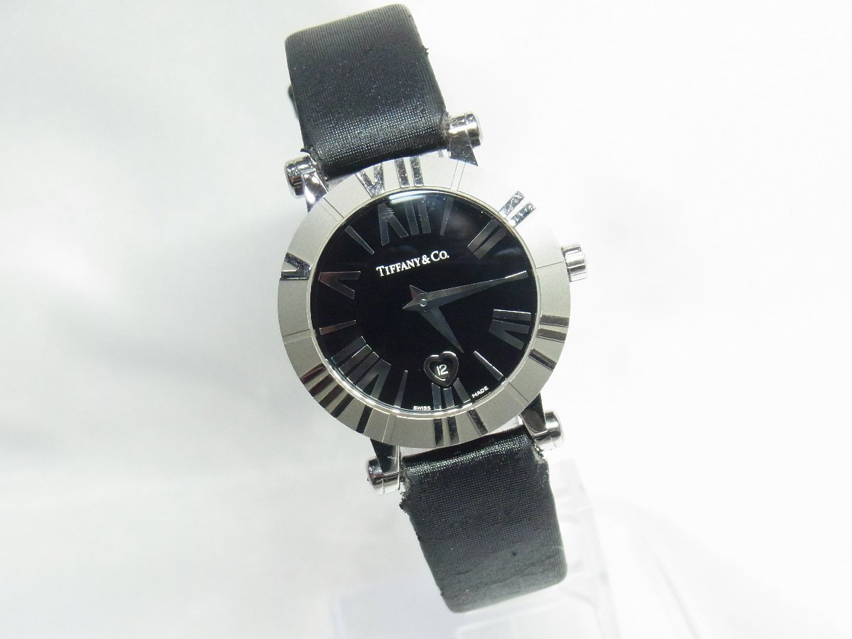 1円 稼働 美品 コマ2付 ティファニー QZ L0112 ティソロ ラウンド 黒文字盤 レディース腕時計 5405400YSD Tiffany \u0026 Co.（腕時計）のフリマアイテム一覧