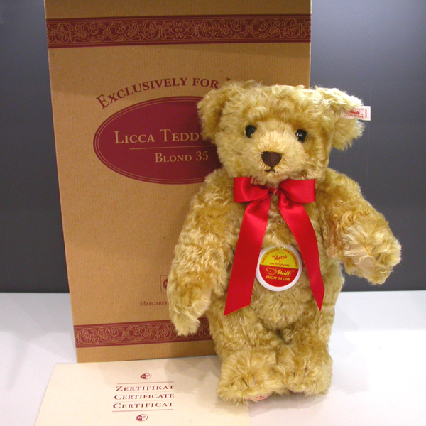 シュタイフ   ミレニアム テディベア 2体セット 未使用 Steiff (シュタイフ) ヌイグルミ Hello 2000/Good-Bye 1999