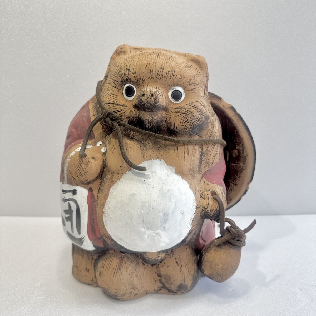 骨董品　レア　タヌキ　狸　たぬき　男の子　オブジェ 楽天市場】☆ 信楽たぬき ☆ 6号ひねり狸オス [ 150 x 135 x