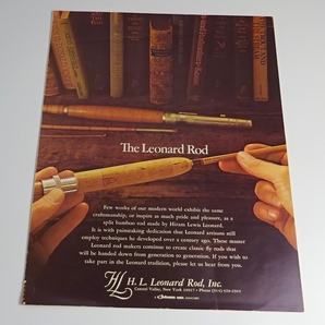 ☆ H.L.Leonard Rod Co. -The Leonard Rod- Brochure circa 1977 ☆ レナード社社長のご挨拶+竿の選び方について ☆