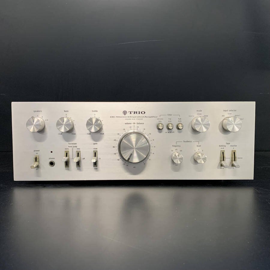TRIO ステレオアンプ　プリメインアンプ　KA-7300D 現状品 Yahoo!オークション - 【質Banana】通電確認のみ TRIO/トリオ KA
