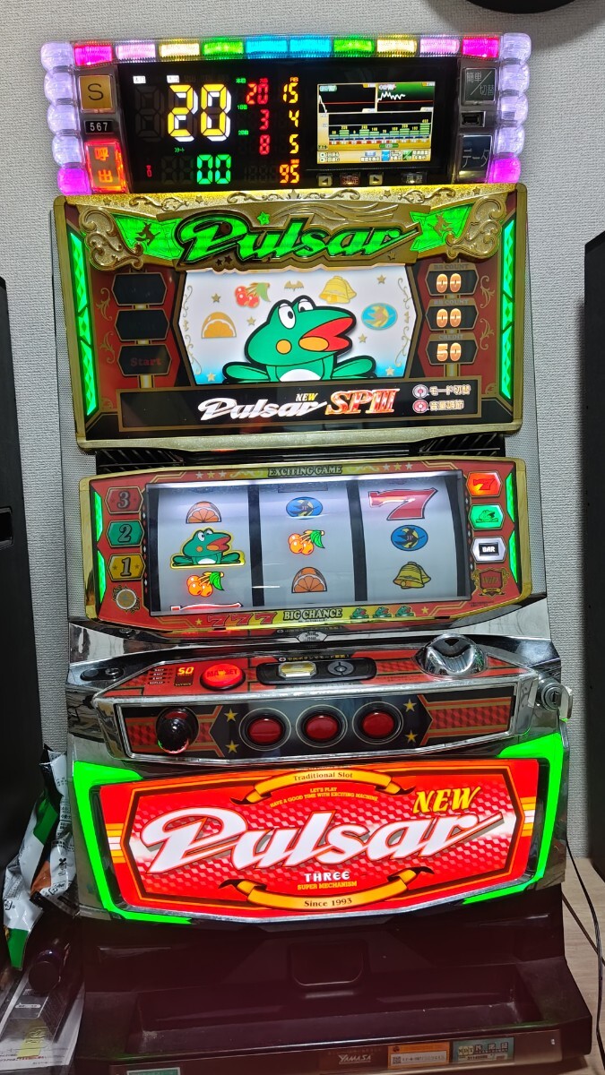 6号機 ニューパルサーSP3 実機 家庭用フルセット！ 6号機 ニューパルサーSP3 実機 家庭用フルセット！