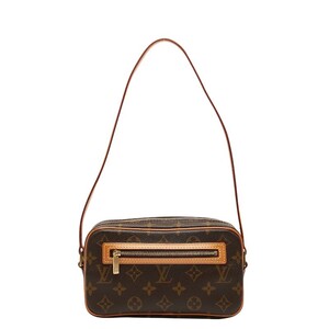ルイ ヴィトン モノグラム ポシェット シテ ワンショルダーバッグ M51183 ブラウン PVC レザー レディース LOUIS VUITTON 【中古】