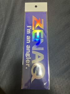 新品 ゼナック ステッカー ブルー 縦7㎝×横22㎝ ZENAQ ミュートス100 ミュートスアキュラ100 ミュートスソニオ トビゾー