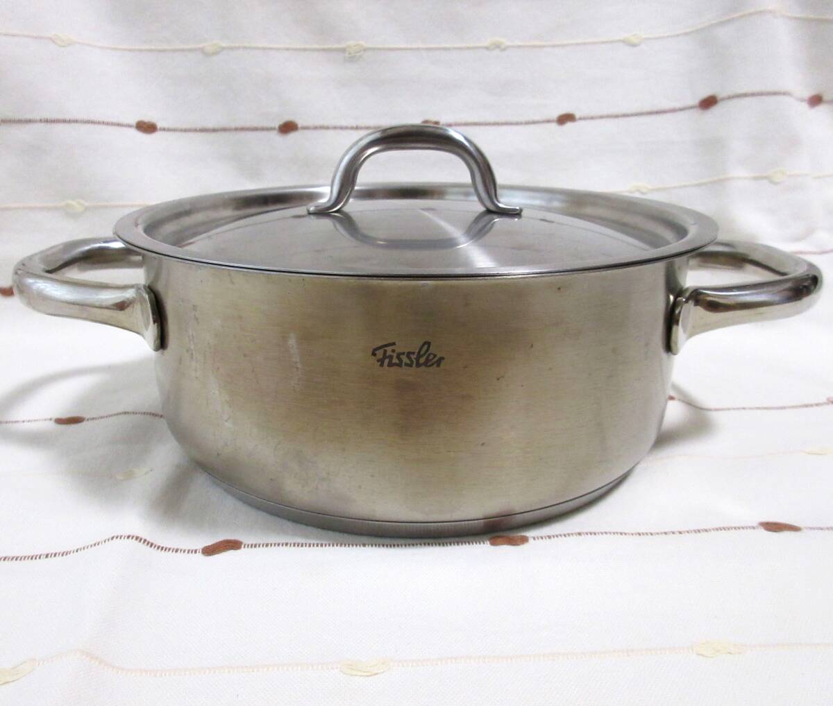 「新品未使用」フィスラーステンレス鍋 これぞ本当の一生モノ！【Fissler（フィスラー）】最高峰の