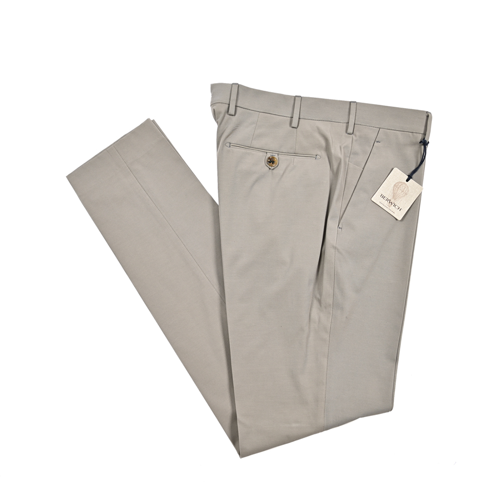 未使用に近い　ベルウィッチ　ポケット　サマーウール　トラウザーズ　46 未使用に近い ベルウィッチ コインポケット サマーウール