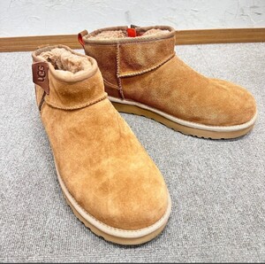 UGG Classic Ultra Mini Zip UGG Classic Ultra Mini Zip Сапоги из мутона 30см Коричневая/коричневая овчина