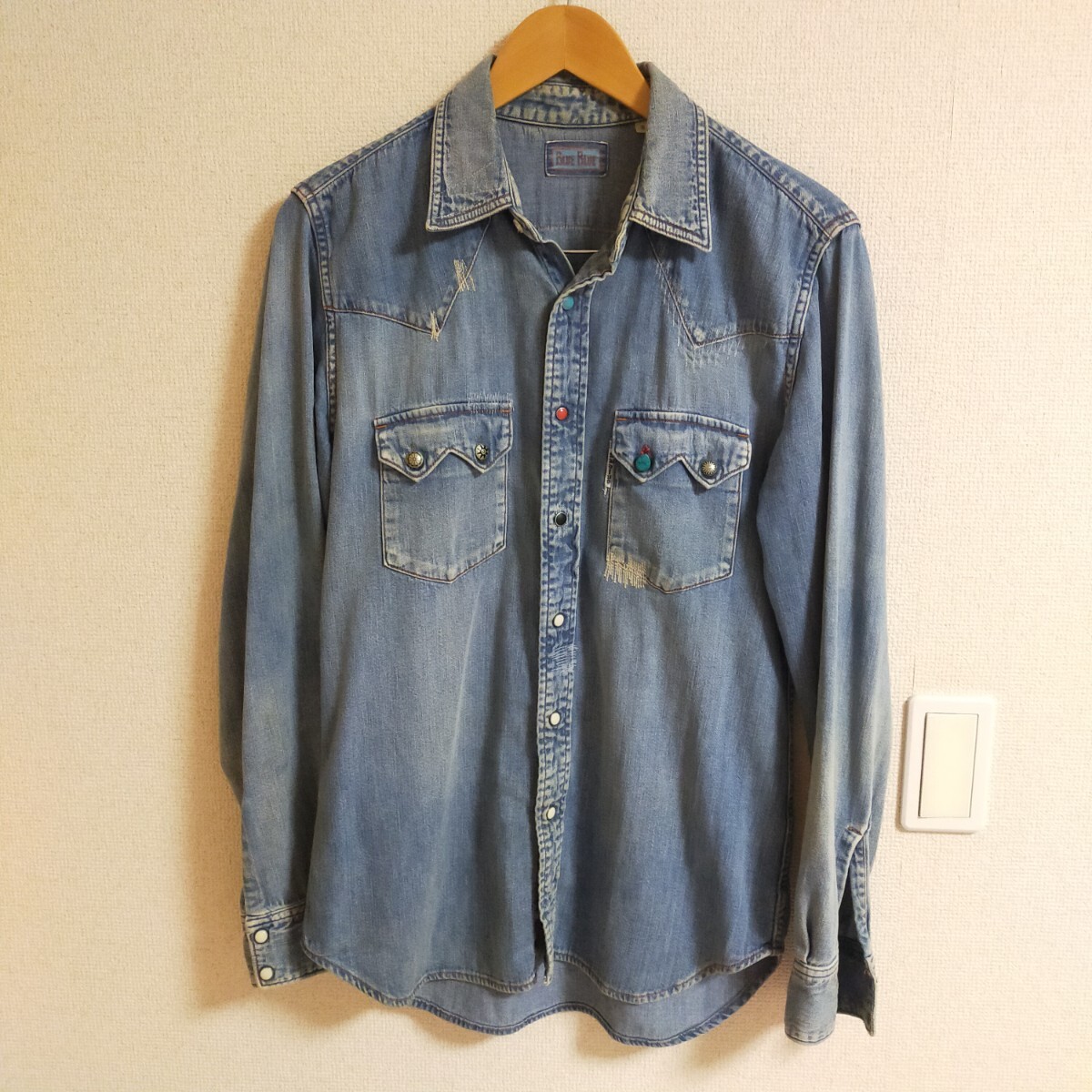ハリウッドランチマーケット ブルーブルー デニムシャツ 日本製 アメカジ 長袖 BLUE BLUE SHIRT COLLECTION| HOLLYWOOD RANCH MARKET
