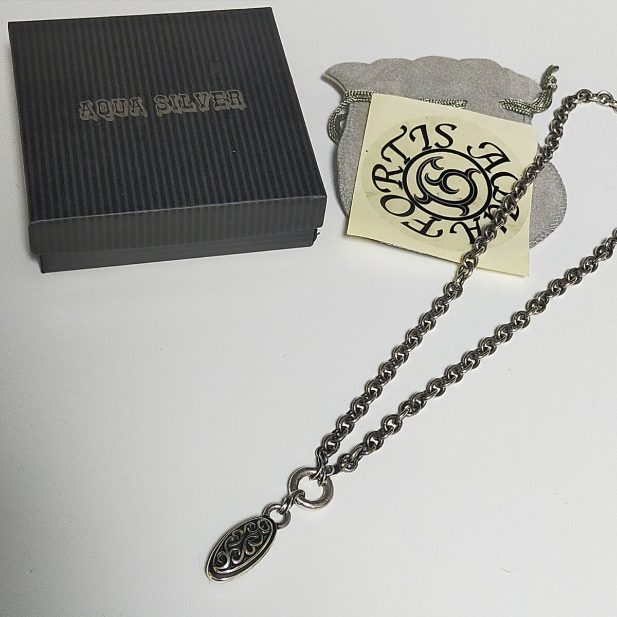 定価合計約8万 アクアフォルティス ペンダント チェーン 2点