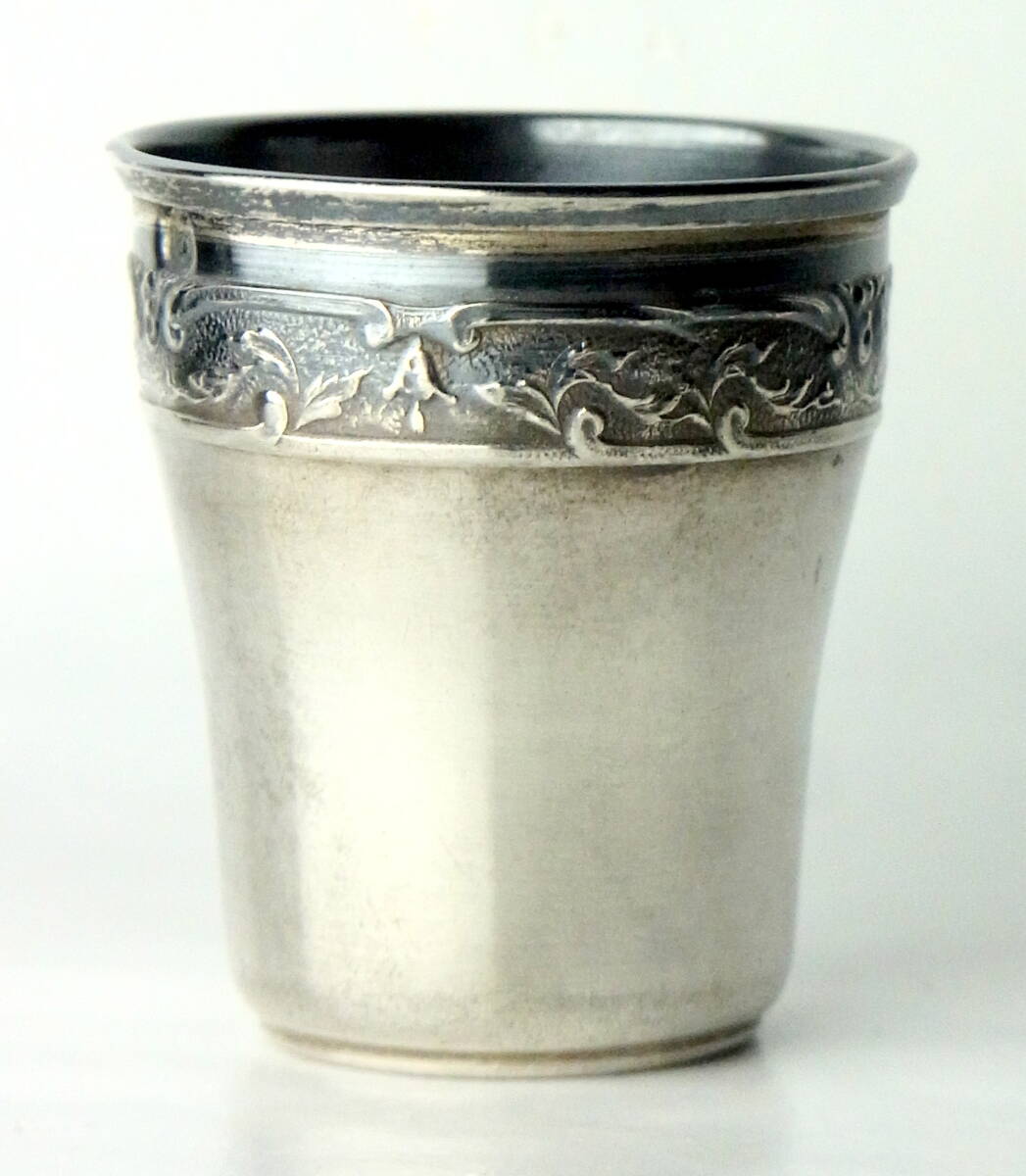 【刻印有り】20世紀　純銀製品　ロカイユ装飾　スターリングシルバー　ミネルバ刻印 silver刻印 刻印有り】20世紀 純銀製品 ロカイユ装飾