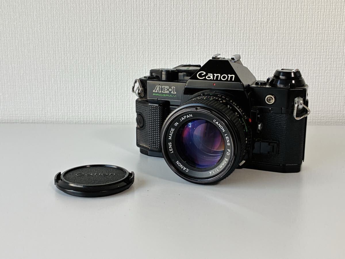 ☆動作確認済☆キヤノンAE-1　50ｍｍ　Ｆ1.4　ブラック　＃129 Yahoo!オークション -「canon ae-1 黒」の落札相場・落札価格
