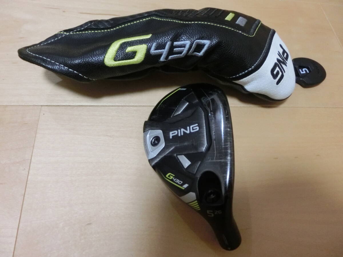 PING G ユーティリティ4U 5U ヘッドカバー付き ヘッドカバー付 スポーツ PING G425 ユーティリティ4Uヘッドのみ