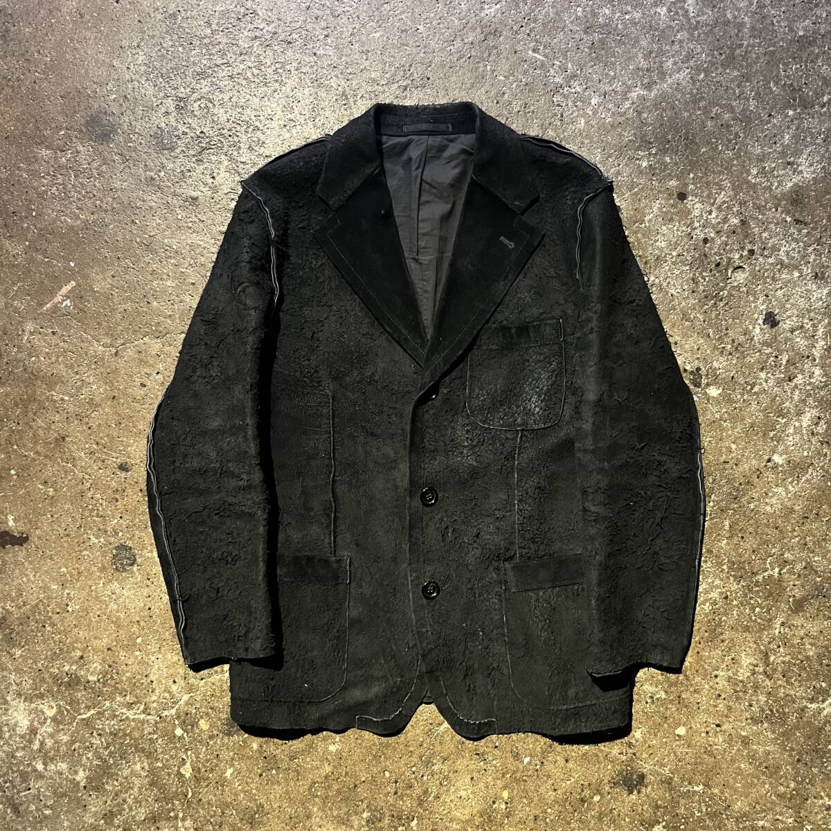 コムデギャルソンオム　インサイドアウト　テーラードジャケット　黒　サイズS 2025年最新】Yahoo!オークション -ギャルソン インサイドアウト