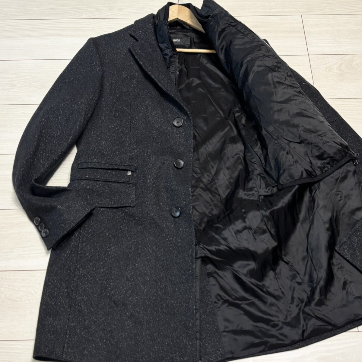 美品✨ヒューゴボス　Pコート　ブラック　ダブル　L〜XL 美品✨ヒューゴボス Pコート ブラック ダブル L〜XL 楽天市場】p