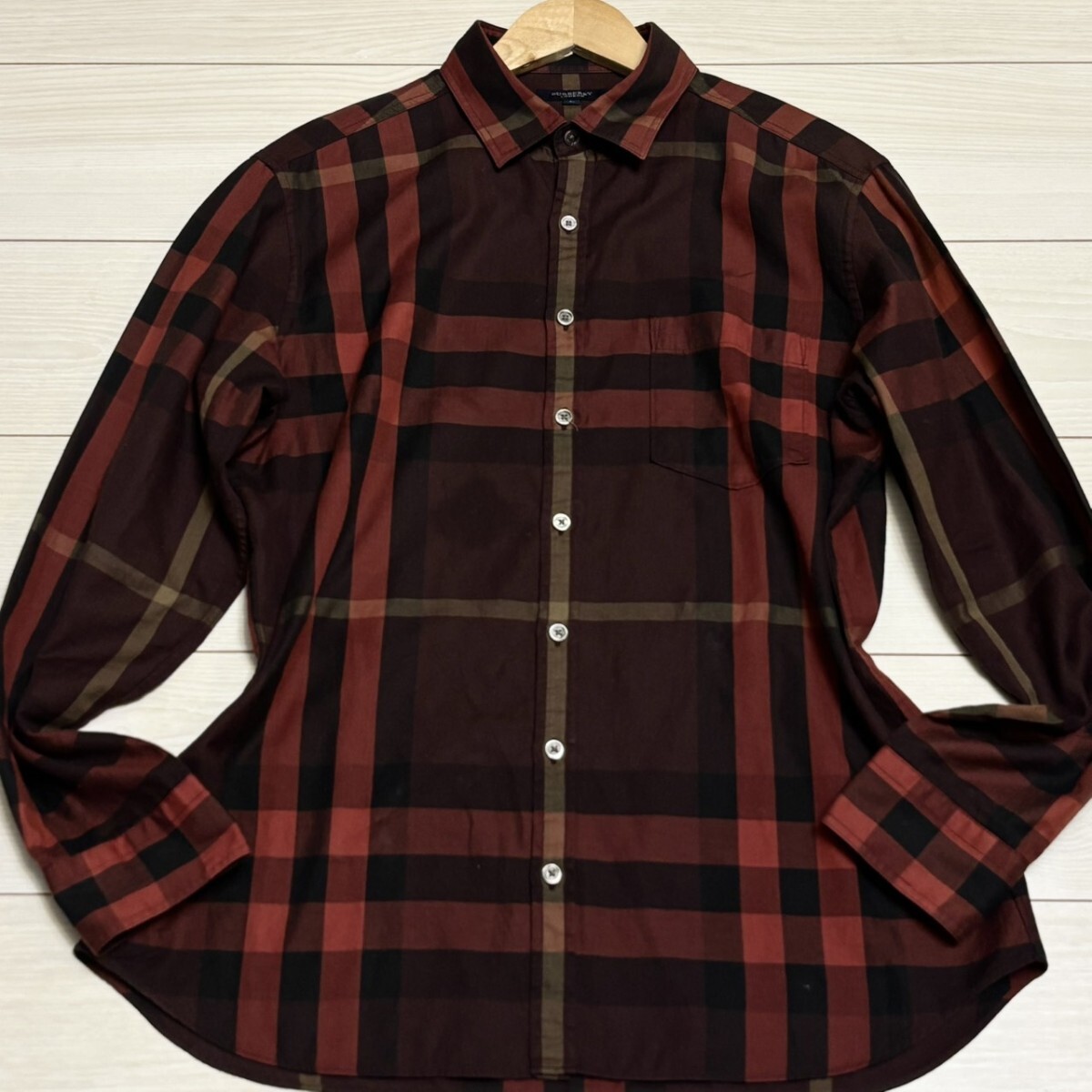 美品 90's Vintage Burberry 長袖シャツ ノバチェック×総柄 楽天市場】90s ヴィンテージ バーバリー BURBERRY チェック柄