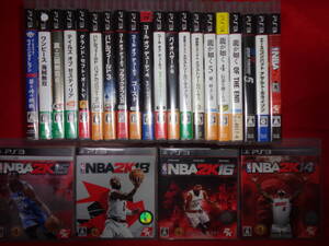 ★ PS3 24本 セット ★ NBA2K18 16 15 バスケ 5作品  など まとめ 0201A ヤ80