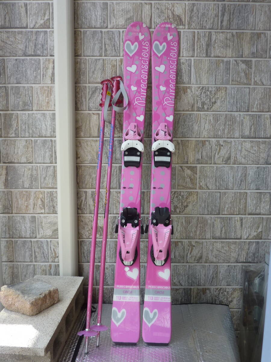 女の子　スキーセット　スキー板　110cm ピンク 2025年最新】Yahoo!オークション -スキー110cmの中古品・新品