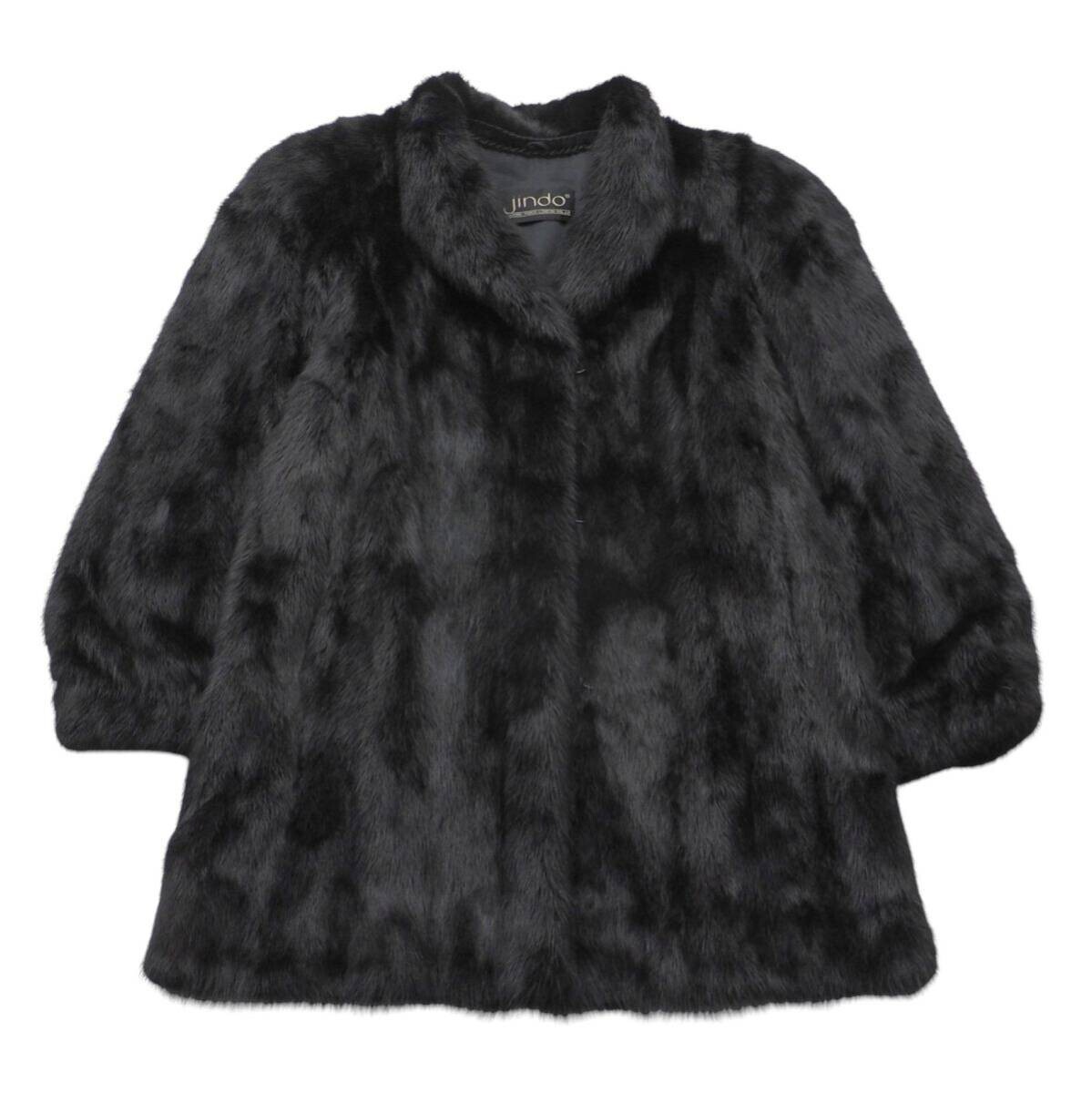 9.8千円からお値下げ◎サガミンク 銀サガ シェアードミンク ファーコート あ690 銀サガ SAGA シェアードミンク 着丈90㎝ ロングコート 毛皮