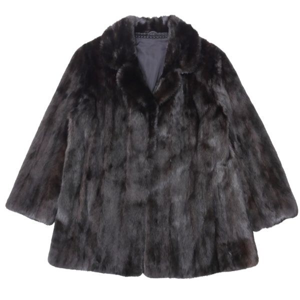 最終お値下げ◎GEOFFREY 逆毛ミンク コート 美品 SAGA MINK サガミンク ミンク ミンクファー 毛皮 コート