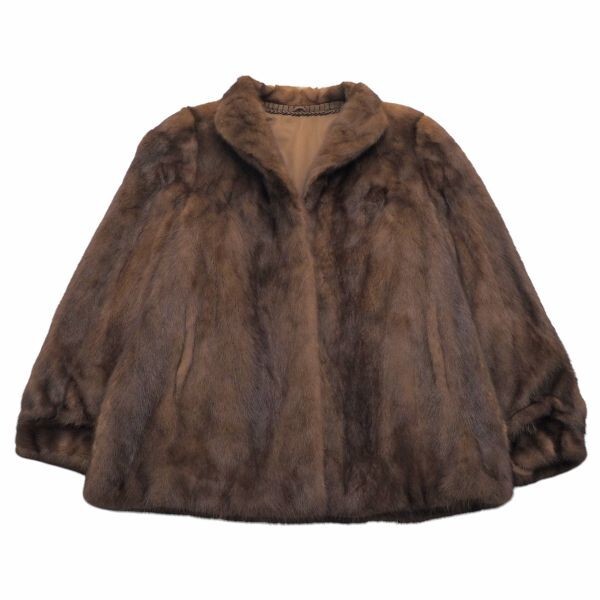 3.2万円からお値下げ◎サガミンク GRES ミンク ファーコート レッド系 3.2万円からお値下げ◎サガミンク GRES ミンク ファーコート