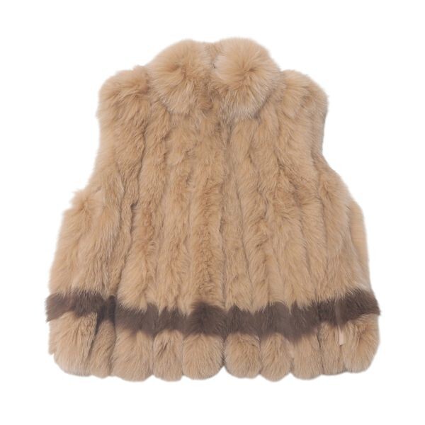 美品 ロティニー リアルファー 最高級 毛皮 コート キャメルブラウン 6号 美品 ロティニー リアルファー 最高級 毛皮 コート キャメル